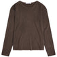 Tattoo Long Sleeve T-Shirt Washed Brown
