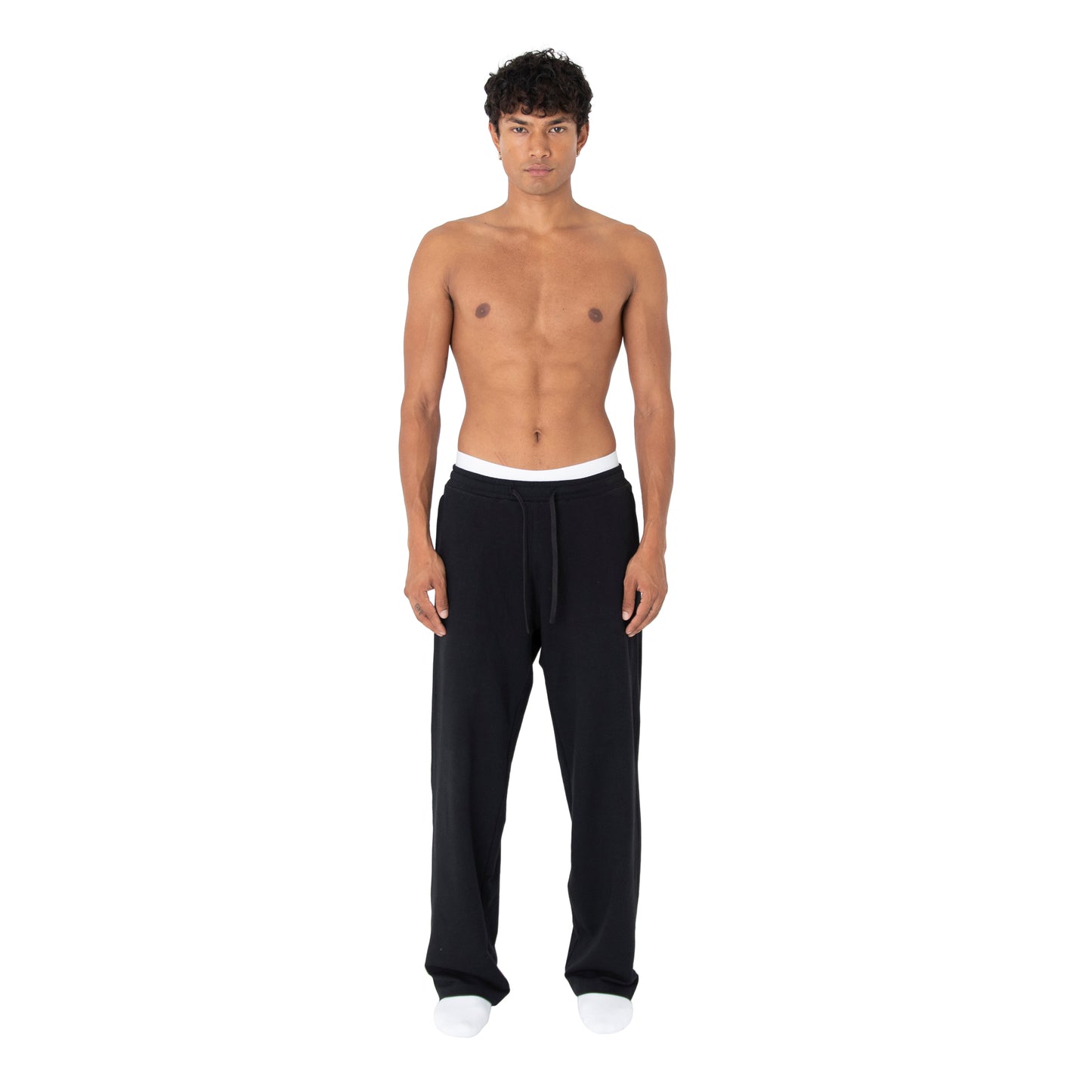 Lightweight Joggers Straight Leg Black