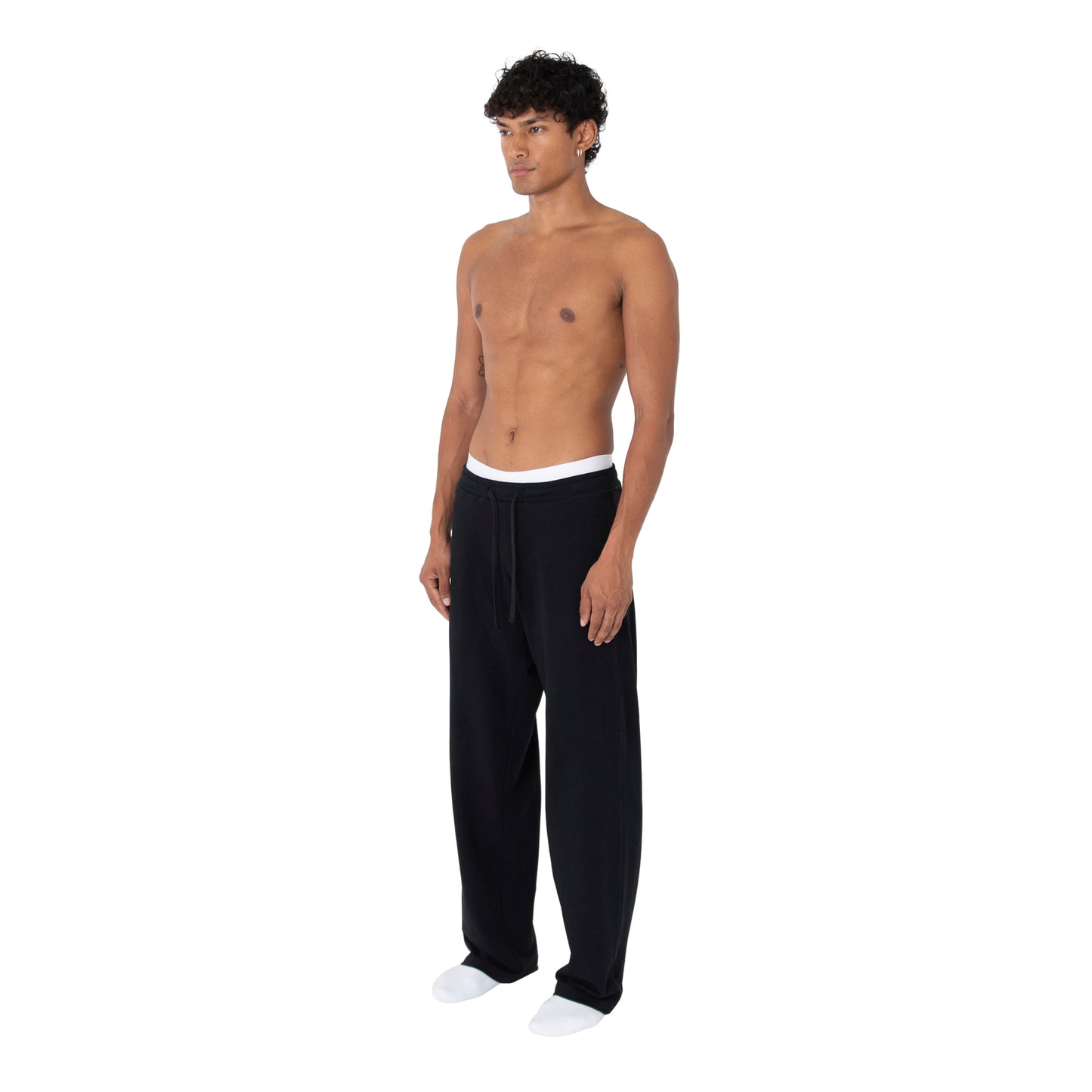 Lightweight Joggers Straight Leg Black