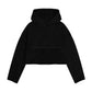 Reworked Cropped Hoody Black