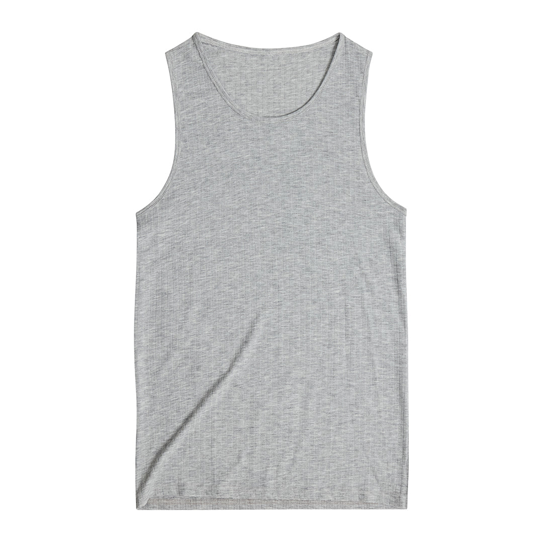 Ribbed Vest Grey