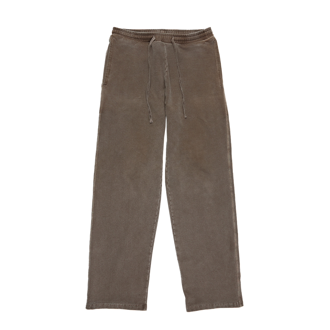 Lightweight Joggers Straight Leg Washed Brown