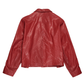 Leather Ally Jacket Wax Red