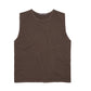 Tattoo T-Vest Washed Brown